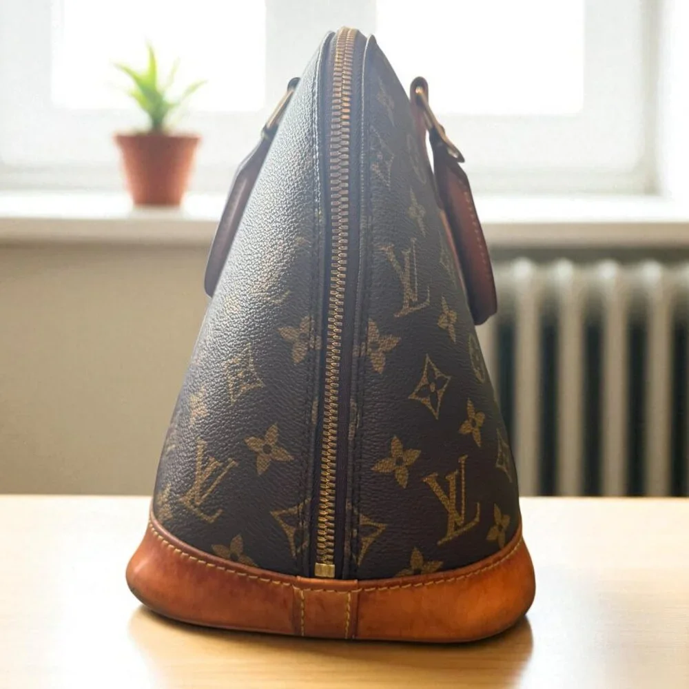 Preloved Louis Vuitton Alma Monogram Bag W/Certificate of Authenticity - Picture 3 of 16